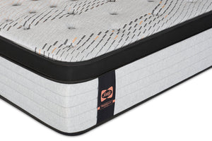 Matelas luxueux ferme à Euro-plateau Bronson PosturepedicMD Plus de série 1000 de Sealy pour lit simple
