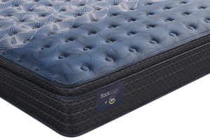 Matelas luxueux ferme à Euro-plateau Back Logic 1.1 de Serta pour lit simple