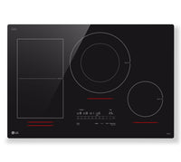  Surface de cuisson intelligente à induction LG de 30 po avec élément UltraHeatMC - noire - CBIH3017BE 