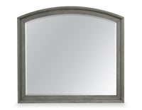  Miroir de commode de chambre à coucher Chelsea - gris