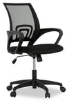 Chaise de bureau ergonomique réglable Raven de Sealy de 25,2 po avec rembourrage en mailles - noire