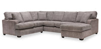  Sofa sectionnel de droite Luxe 3 pièces - colombe Zaftig