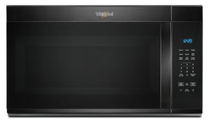 Four à micro-ondes à hotte intégrée Whirlpool de 1,7 pi3 - noir - YWMMS3130RB