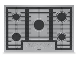 Surface de cuisson à gaz Bosch de série 500 de 30 po avec brûleur OptiSimMD - NGM5059UC