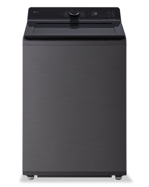 Laveuse intelligente LG à chargement par le haut de 5,8 pi³ avec EasyUnload et détection IA - noir platine - WT8200CL