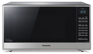 Four à micro-ondes de comptoir Panasonic de 1,6 pi3 avec une puissance de 1200 W et la technologie InverterMC cyclonique - NNST785SC