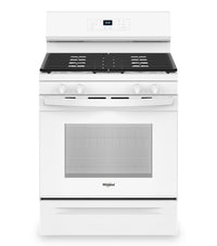  Cuisinière à gaz Whirlpool de 5,3 pi³ et de 30 po avec brûleur SpeedHeatMC - WFGS3530RW 