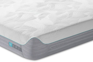 Matelas moelleux à surface lisse S7 de Bedgear à tête divisée pour grand lit