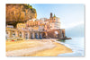  Morning View Of Amalfi Cityscape 24 po x 36 po : Cadre d'art mural et panneau de tissu