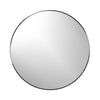 Miroir rond Emerson noir