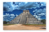  Chichen Itza 16 po x 24 po : Cadre d'art mural et panneau de tissu