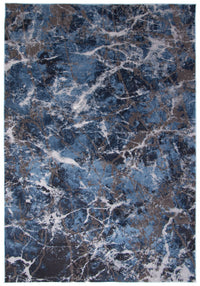 Carpette Marble bleue - 5 pi 3 po x 7 pi 3 po