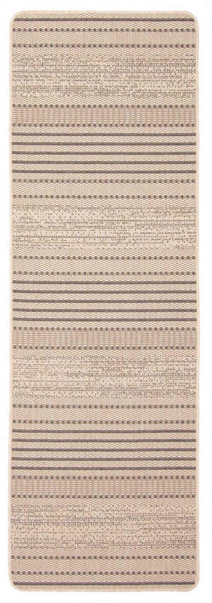 Carpette Wileen brun clair - 2 pi 2 po x 6 pi 7 po