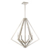 Lustre Breezy Point argenté à 6 ampoules