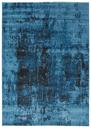 Carpette Mariam bleue 6 pi 7 po x 9 pi 6 po