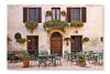  Italian Trattoria 16 po x 24 po : Cadre d'art mural et panneau de tissu
