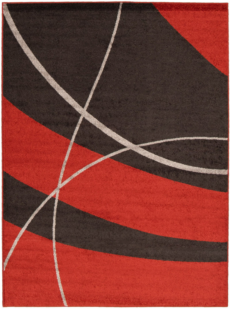 Carson Red Area Rug - 7'10" x 10'2"
