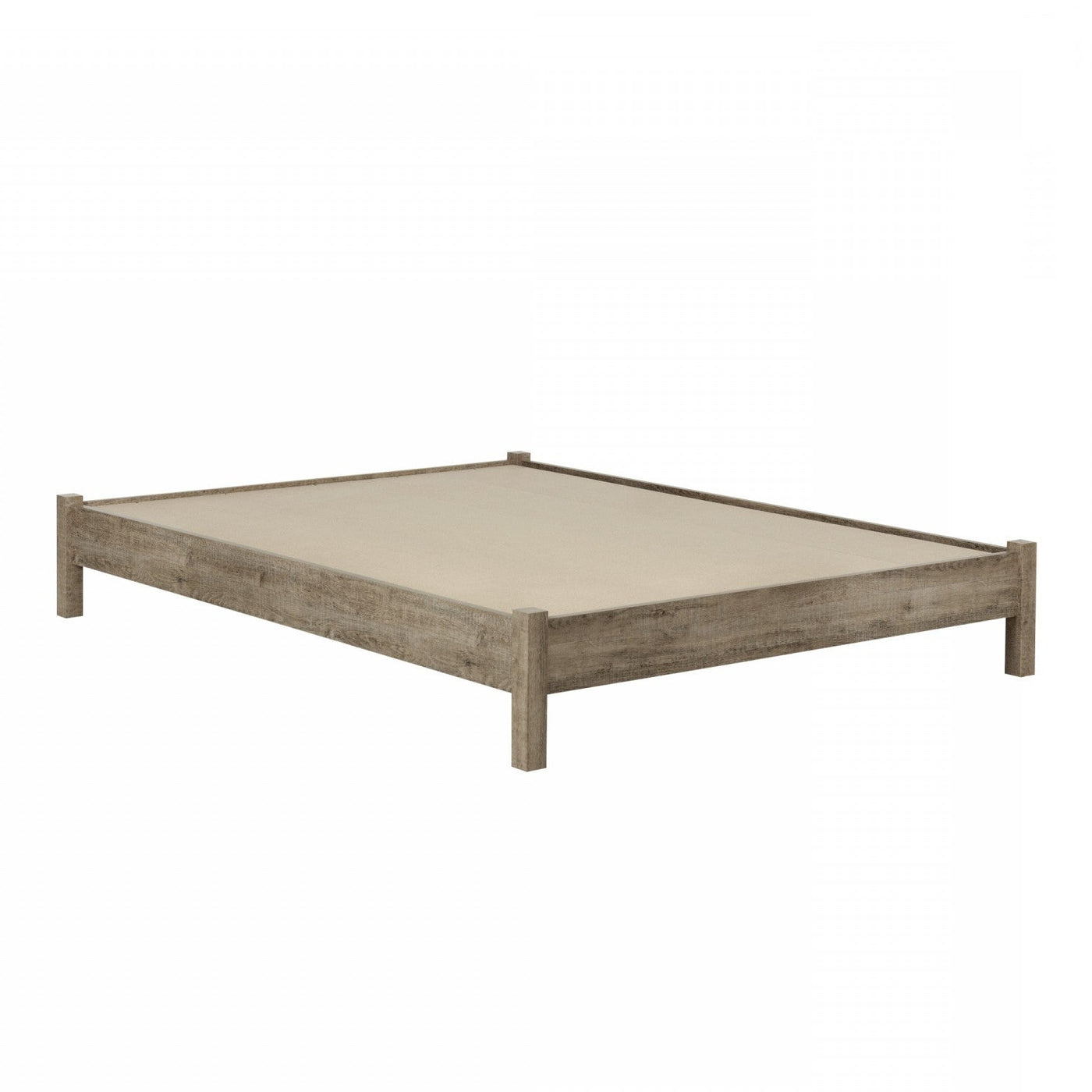 South shore munich platform store bed on legs