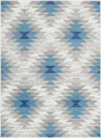Carpette Lav Diamond bleue 3 x 5