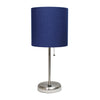 Lampe de table Limelights bleu marine avec pied mince et port de recharge USB