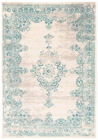 Carpette Libba turquoise 5 pi 3 po x 7 pi 7 po