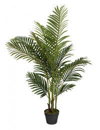  Palmier areca artificiel de 43 po en pot noir 