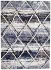 Carpette Makondo Abstract bleu - 5 pi 3 pox 7 pi 3 po