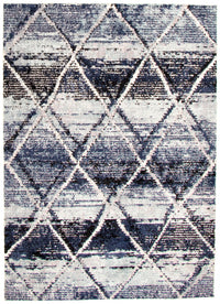 Carpette Makondo Abstract bleu - 5 pi 3 pox 7 pi 3 po