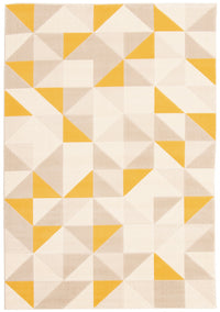 Carpette Nuria jaune 5 pi 3 po x 7 pi 7 po