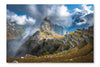  Unesco World Heritage Site 16 po x 24 po : Cadre d'art mural et panneau de tissu