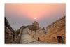 The Great Wall of China At Sunrise 28 po x 42 po : Oeuvre d’art murale en panneau de tissu sans cadre