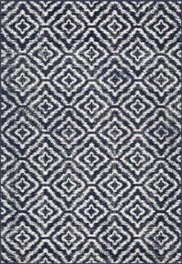 Carpette Lav Mosaic bleu marine 5 x 8