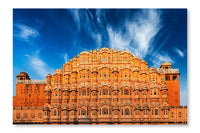  Hawa Mahal Palace Of The Winds, Jaipur, Rajasthan 16 po x 24 po : Cadre d'art mural et panneau de tissu