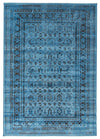 Carpette Awena bleue 5 pi 3 po x 7 pi 7 po