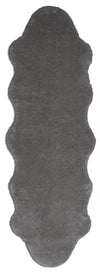 Carpette moelleuse Farley grise - 2 pi 0 po x 6 pi 0 po 