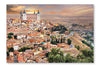  Toledo Over Sunset 24 po x 36 po : Cadre d'art mural et panneau de tissu