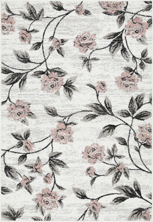 Carpette Lav Flora rose 3 x 5