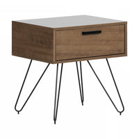  Slendel Table de Chevet - Bois foncé 