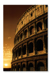  Colosseum Sunrise 24 po x 36 po : Cadre d'art mural et panneau de tissu