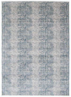 Carpette Kecia bleu marine/crème 8 pi 0 po x 10 pi 0 po