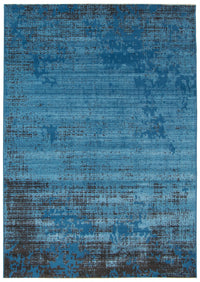 Carpette Janaki bleue 5 pi 3 po x 7 pi 7 po