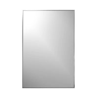 Miroir de coiffeuse Infinity argenté satiné 25 x 37