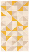 Carpette Nuria jaune 2 pi 8 po x 4 pi 11 po