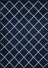 Carpette Lav Basics bleu marine 3 x 5