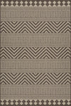 Carpette Diam grise à motifs géométriques 8 x 11