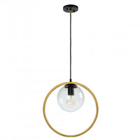  Luminaire suspendu Lugano à 1 ampoule avec corde 