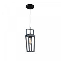  Luminaire suspendu II Carriage noir à 1 ampoule 