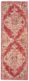 Carpette Raina Vintage rose-rouge - 2 pi 7 pox 8 pi 0 po