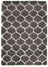 Carpette Alaura Trellis noir - 5 pi 3 pox 7 pi 3 po