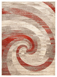 Carpette Korra ivoirerouge 7 pi 10 po x 10 pi 2 po